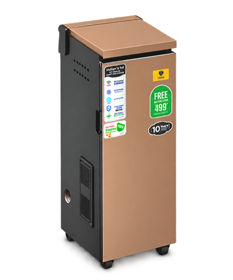 HOMA Deluxe Pro — Premium Acrylic Finish, Designed Top Door & 100% Copper Motor