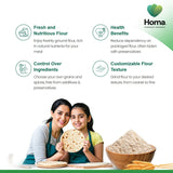 Homa XL Series | Capacity-7Kg |  Luxury Polymer Finish | Premium Acrylic Design